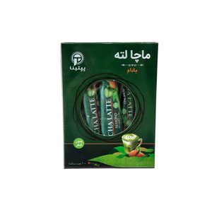 پودر ماچا لته بادام پپتینا 10 ساشه ای