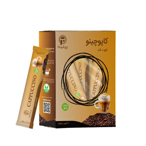 پودر کاپوچینو گلد پپتینا 10 ساشه ای