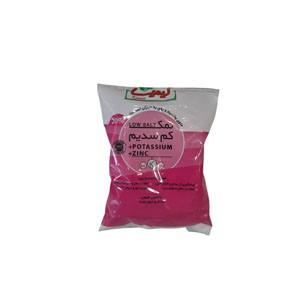 نمک کم سدیم(20% سدیم کمتر حاوی پتاسیم و روی)کیمیا 500 گرم